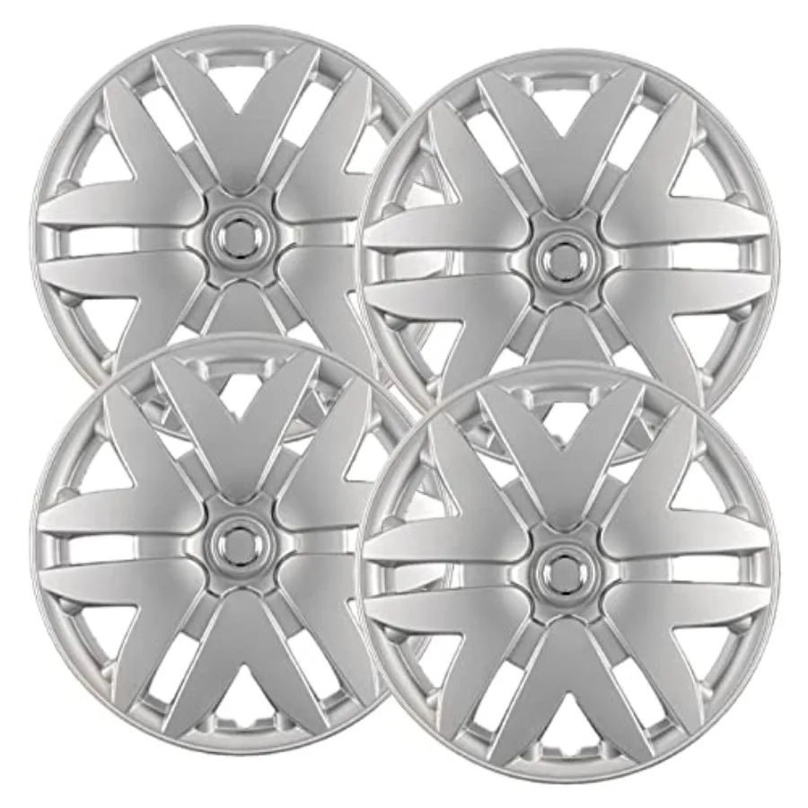 Premium Quality 16 inch Silver Hubcaps/Wheel Covers fits 2004 2005 2006 2007 2008 2009 and 2010 Toyota Sienna Heavy Duty Constr
Premium Quality 16 inch Silver Hubcaps/Wheel Covers fits 2004 2005 2006 2007 2008 2009 and 2010 Toyota Sienna Heavy Duty Constr