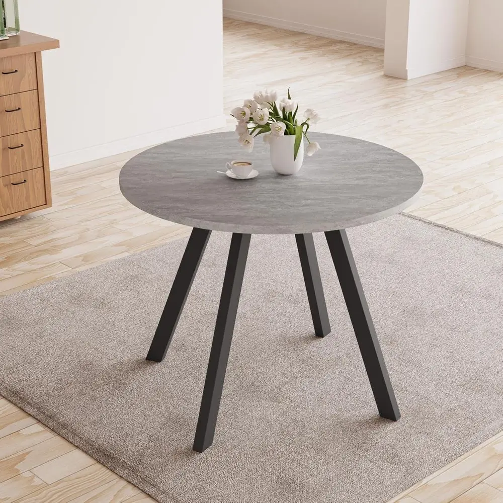 Compact 34.6 Grey Round Dining Table for Space-Saving Solutions
Compact 34.6 Grey Round Dining Table for Space-Saving Solutions