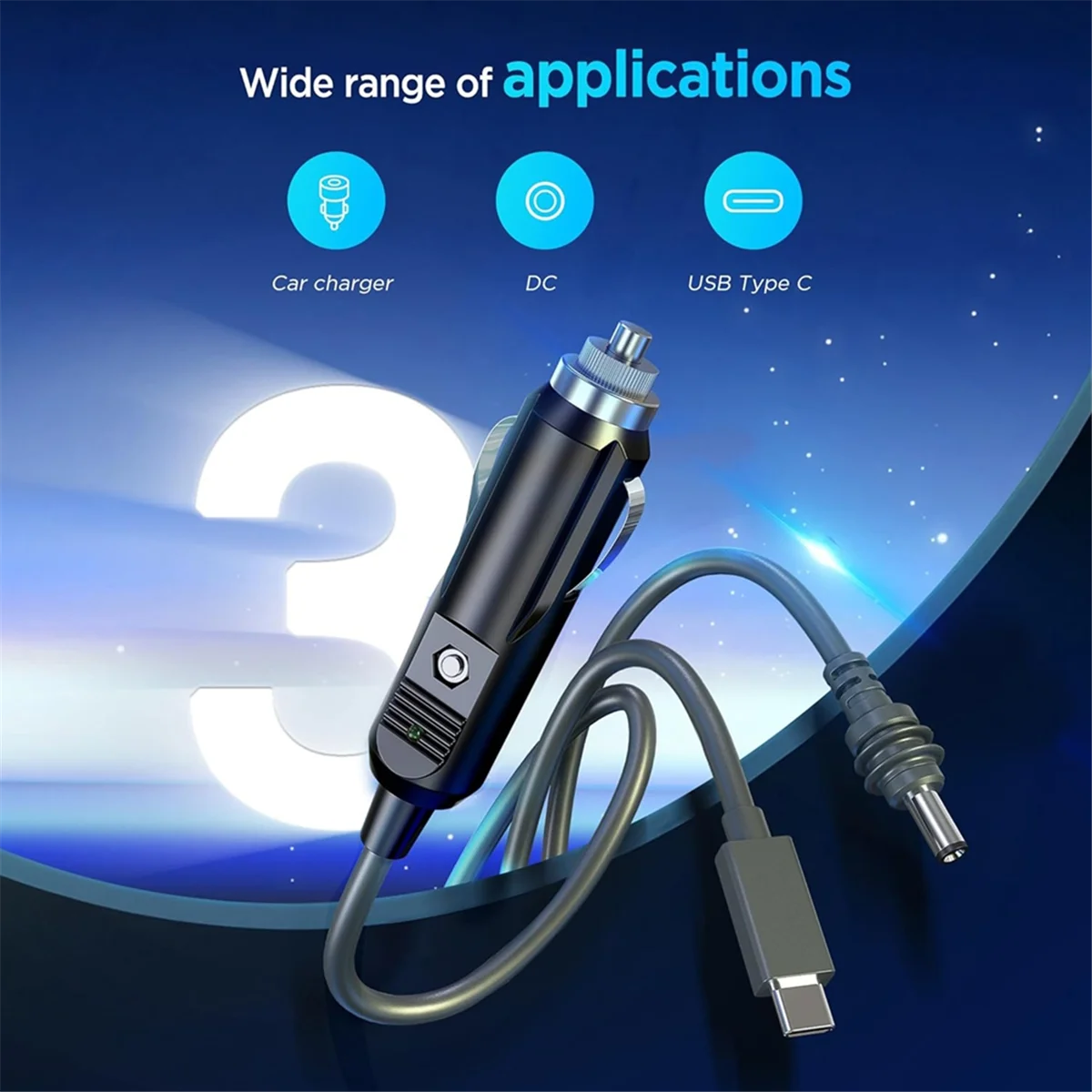 Новое поступление для Starlink Mini, кабель 100 Вт, кабель питания 3-в-1, автомобильное зарядное устройство 5 м + кабель постоянного тока + тип C в постоянный ток
Новое поступление для Starlink Mini, кабель 100 Вт, кабель питания 3-в-1, автомобильное зарядное устройство 5 м + кабель постоянного тока + тип C в постоянный ток