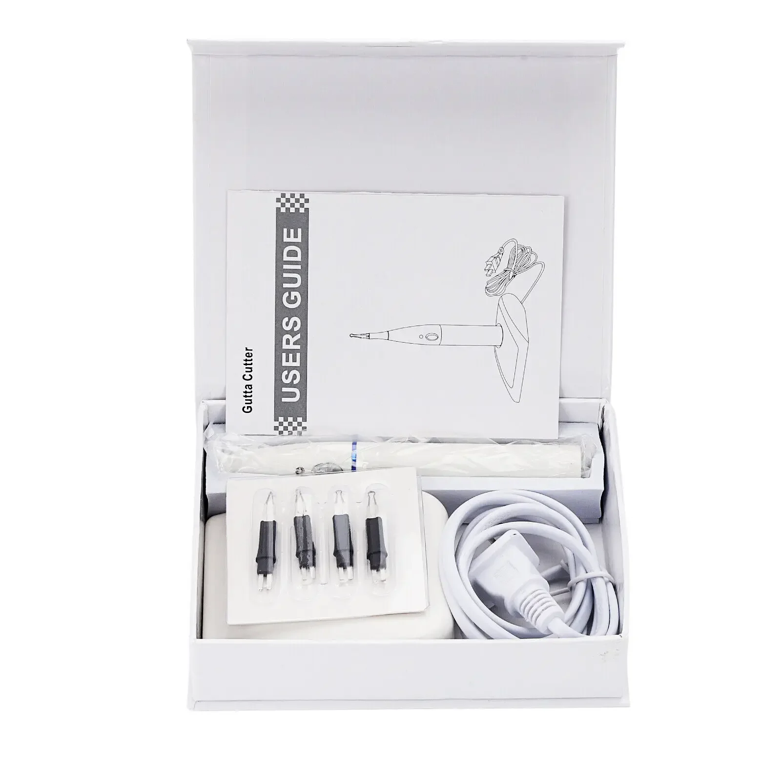 Dental Gutta Percha Tooth Gum Cutter with 4 Tips Endo Obturation System Dental Dissolved Breaker Gutta Percha Cutter
Dental Gutta Percha Tooth Gum Cutter with 4 Tips Endo Obturation System Dental Dissolved Breaker Gutta Percha Cutter