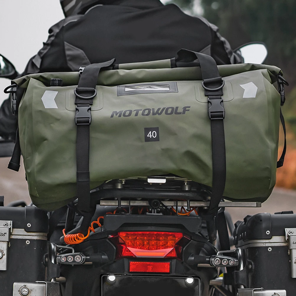 Motorcycle Waterproof Tail Bag Rear Seat Bag Pack 40L Motorcycle Seat Bag Motorbike Scooter Sport Luggage Motorcycle Accessories
Motorcycle Waterproof Tail Bag Rear Seat Bag Pack 40L Motorcycle Seat Bag Motorbike Scooter Sport Luggage Motorcycle Accessories