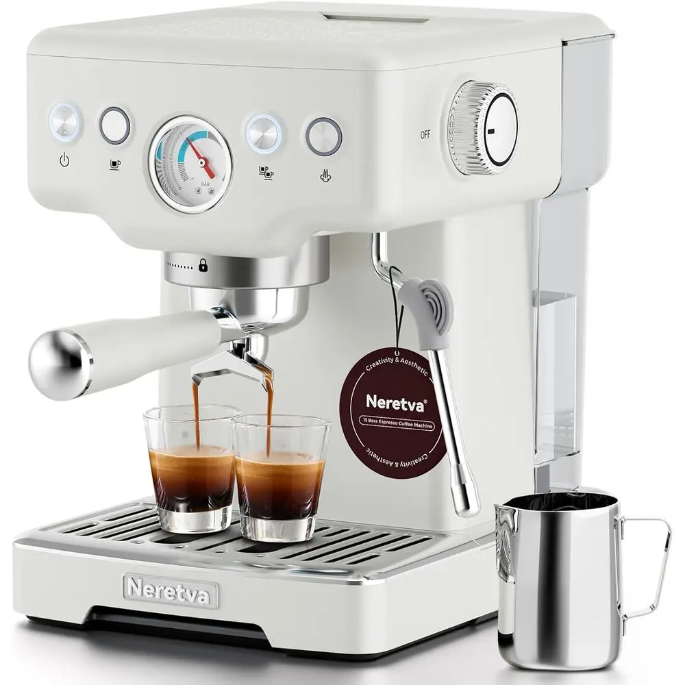 hine, 15 Bar Coee hine with Visible Prure Guage Proional Maker with Milk rother & StainlSteel or Home Barista Latte and puccino
hine, 15 Bar Coee hine with Visible Prure Guage Proional Maker with Milk rother & StainlSteel or Home Barista Latte and puccino