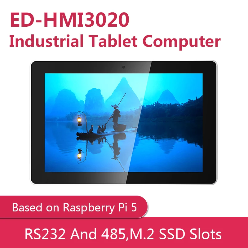 ED-HMI3020 промышленный планшетный компьютер на основе Raspberry Pi 5 с разъемами RS232 и 485, M.2 SSD
ED-HMI3020 промышленный планшетный компьютер на основе Raspberry Pi 5 с разъемами RS232 и 485, M.2 SSD