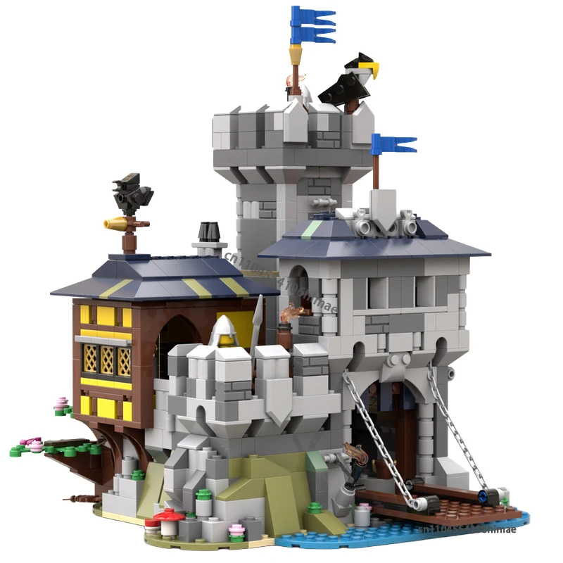 1068Pcs MOC Medieval Castle Knights Outpost Modular Building Blocks DIY Customize House Assembly Model Bricks Creative Toy Gift
1068Pcs MOC Medieval Castle Knights Outpost Modular Building Blocks DIY Customize House Assembly Model Bricks Creative Toy Gift