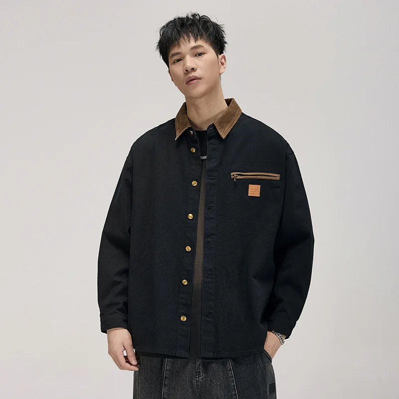 High-End American Retro Hunting irt Jaet Men's Autumn New Color Blo Collar Workwear Coat PU Leather Loose Fit Spring
High-End American Retro Hunting irt Jaet Men's Autumn New Color Blo Collar Workwear Coat PU Leather Loose Fit Spring
