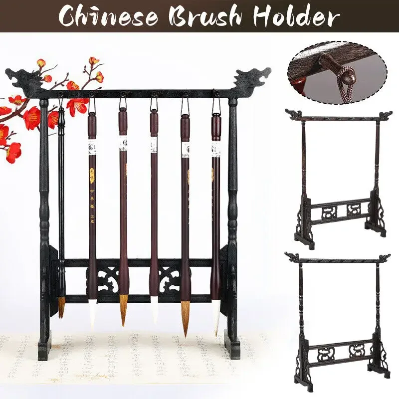 Calligraphy Pen Holder Hanger Wooden Chinese Brush Pen Hanging Desktop Storage Pen Rack for Calligraphy Sumi Painting Brush New
Calligraphy Pen Holder Hanger Wooden Chinese Brush Pen Hanging Desktop Storage Pen Rack for Calligraphy Sumi Painting Brush New