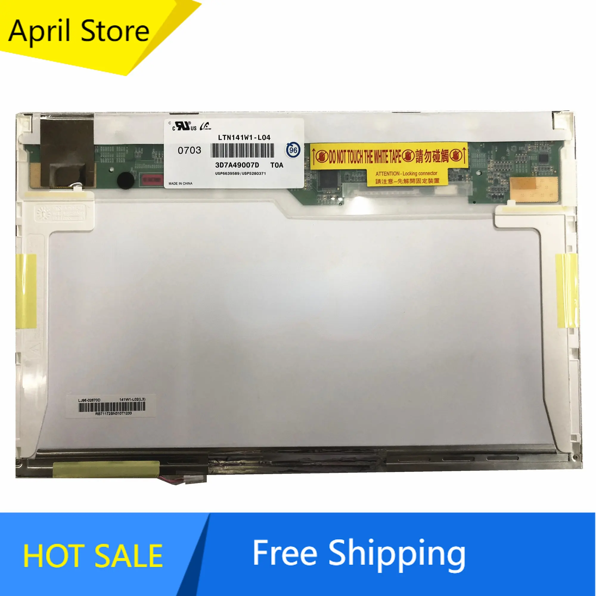 LTN141W1-L04 L06 L03 B141EW04 B141EW02 LTN141AT02 LP141WX1-TL06 TLB1 14.1''Laptop LCD Screen 1280*800 LVDS 30 Pins
LTN141W1-L04 L06 L03 B141EW04 B141EW02 LTN141AT02 LP141WX1-TL06 TLB1 14.1''Laptop LCD Screen 1280*800 LVDS 30 Pins