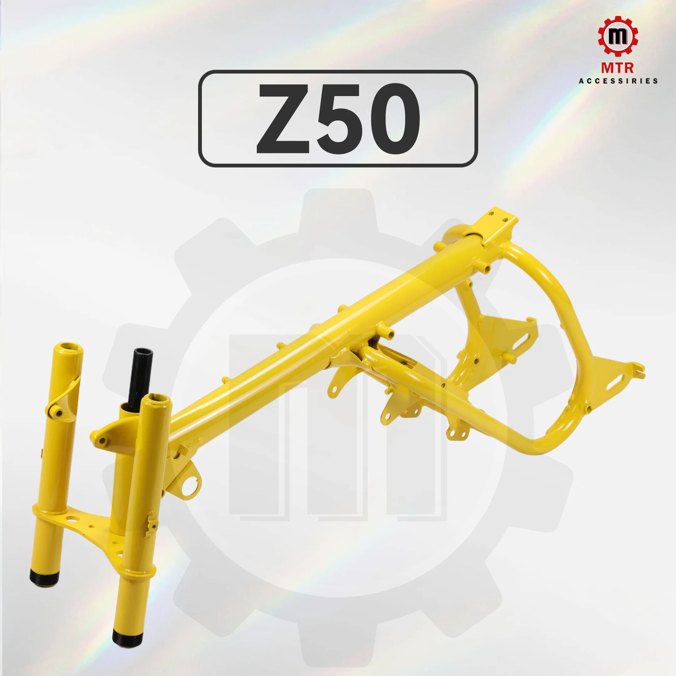 Z50 K2 Frame Kit Z50 Front Fork Kit Yellow Frame K2 Frame Without Battery Mount for Z50 K2 Motorcycles
Z50 K2 Frame Kit Z50 Front Fork Kit Yellow Frame K2 Frame Without Battery Mount for Z50 K2 Motorcycles