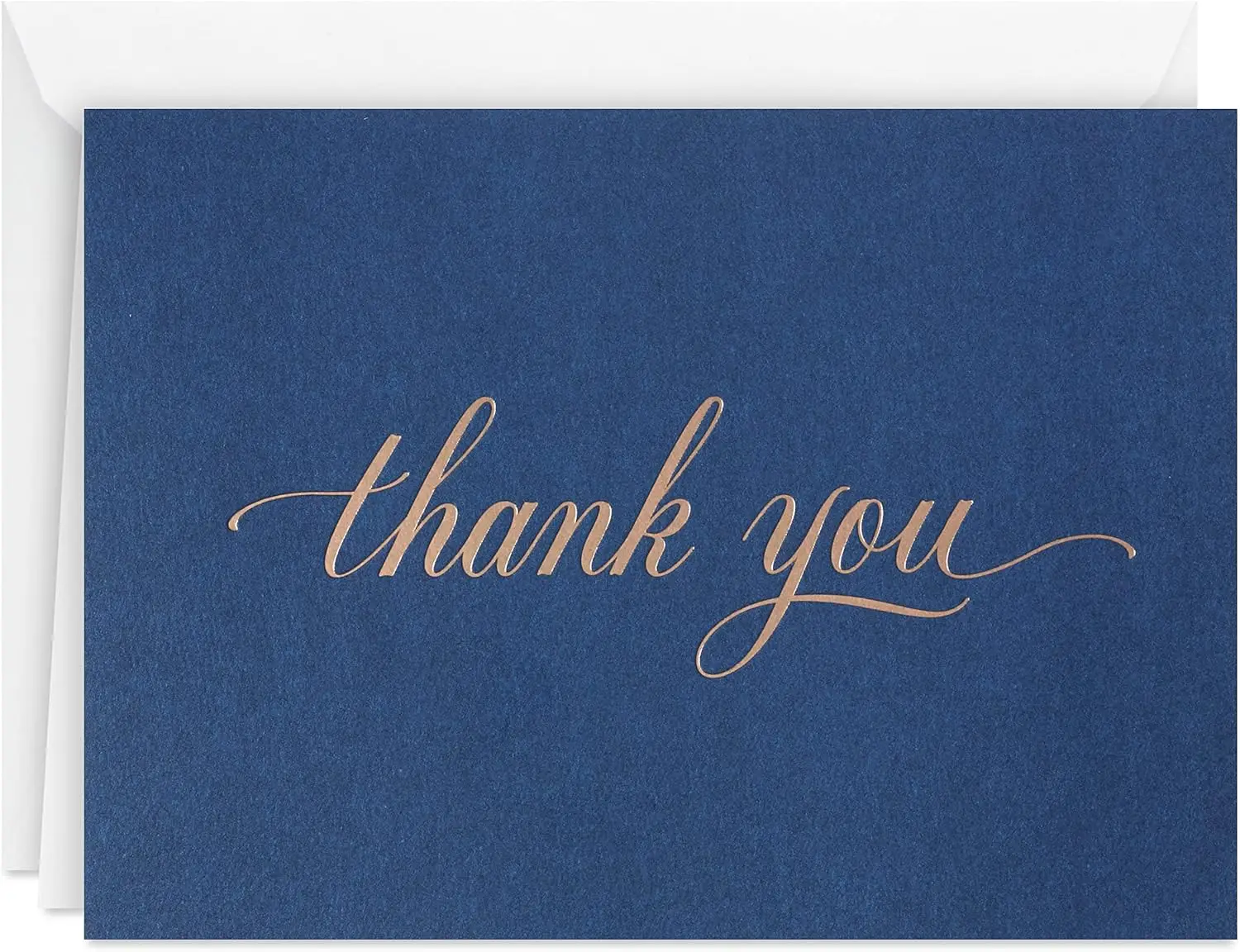 Thank You Cards with Envelopes, 40 Pack Silver Foil Navy Blue Blank Inside for Notes
Thank You Cards with Envelopes, 40 Pack Silver Foil Navy Blue Blank Inside for Notes