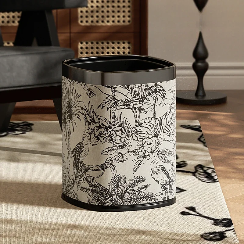 retro trash can household living room kitchen toilet bathroom large large capacity light luxury high-end new Chinese style
retro trash can household living room kitchen toilet bathroom large large capacity light luxury high-end new Chinese style