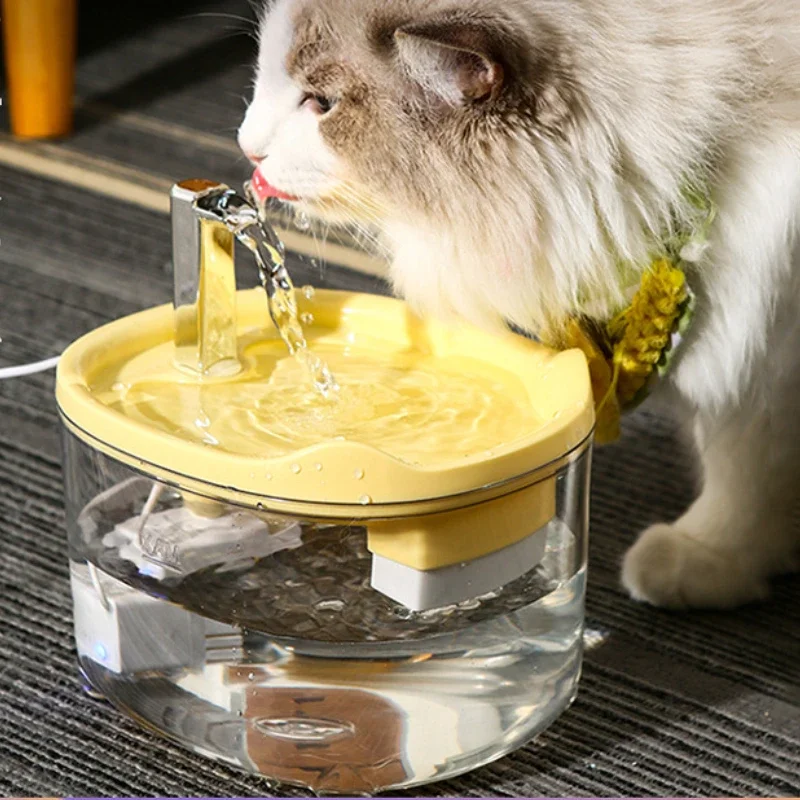 Pets Water Fountain Auto Filter USB Electric Mute Cat Drinker Bowl 1500mL Recirculate Filtring Drinker for Cats Water Dispenser
Pets Water Fountain Auto Filter USB Electric Mute Cat Drinker Bowl 1500mL Recirculate Filtring Drinker for Cats Water Dispenser