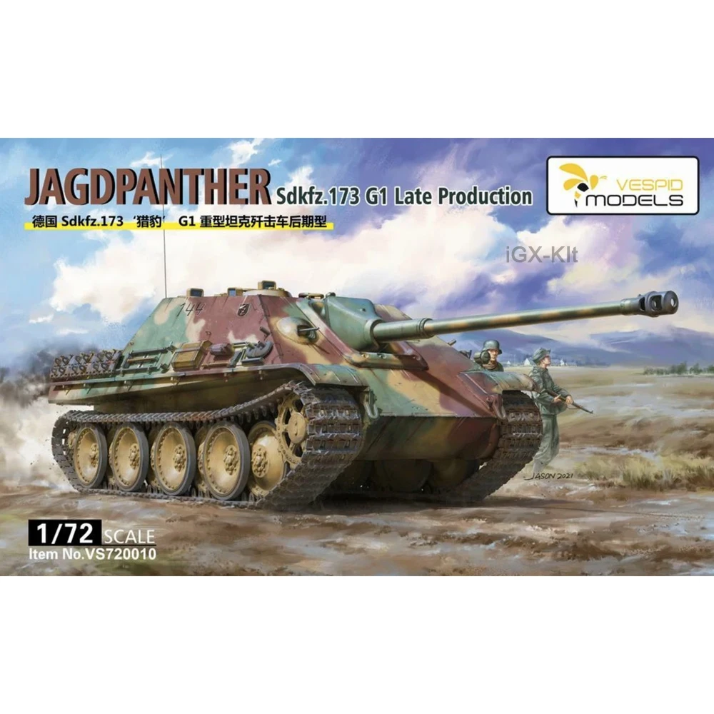 Vespid 720010 Масштаб 1/72, немецкий Sd Kfz 173 Jagdpanther G1, танк-разрушитель, коллекционная игрушка для хобби, пластиковая сборная модель, комплект
Vespid 720010 Масштаб 1/72, немецкий Sd Kfz 173 Jagdpanther G1, танк-разрушитель, коллекционная игрушка для хобби, пластиковая сборная модель, комплект