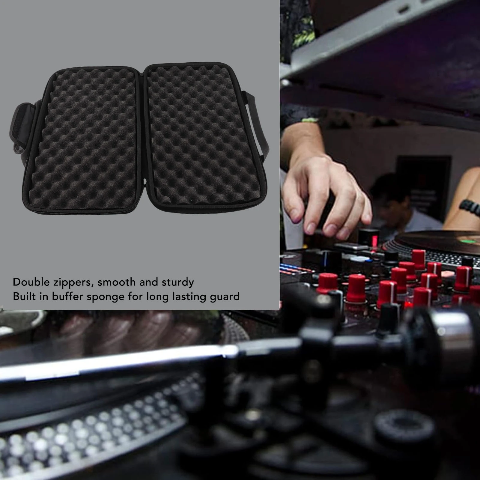 DJ Controller Storage Bag Portable Carrying Case for Double Channel DJ Controllers DJ Controller Case Portable DJ Controller Bag
DJ Controller Storage Bag Portable Carrying Case for Double Channel DJ Controllers DJ Controller Case Portable DJ Controller Bag