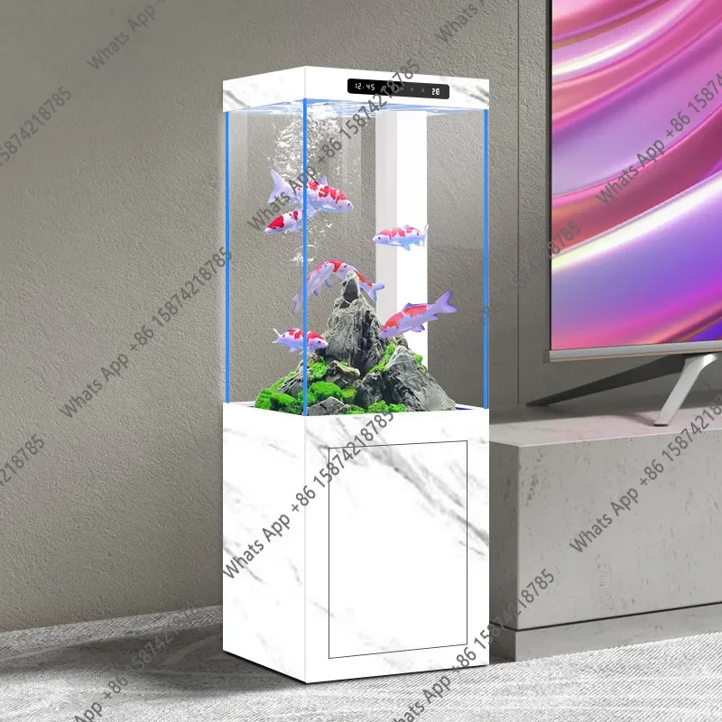 Jj Fish Tank With Cabinet Integrated Household Living Room Fish Tank Ultra-white Office Floor Bottom Filter Free Of Water Change
Jj Fish Tank With Cabinet Integrated Household Living Room Fish Tank Ultra-white Office Floor Bottom Filter Free Of Water Change