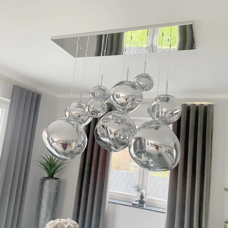 Nordic Lava LED Pendant Lights Modern PVC Lights Kitchen Lighting Home Decor Light Fixtures Living Room Ceiling Hanging Lamps
Nordic Lava LED Pendant Lights Modern PVC Lights Kitchen Lighting Home Decor Light Fixtures Living Room Ceiling Hanging Lamps