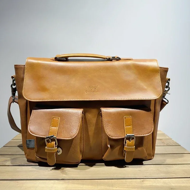Threebox casual retro mailman handbag men's business bag women's messenger bag large capacity shoulder leather
Threebox casual retro mailman handbag men's business bag women's messenger bag large capacity shoulder leather