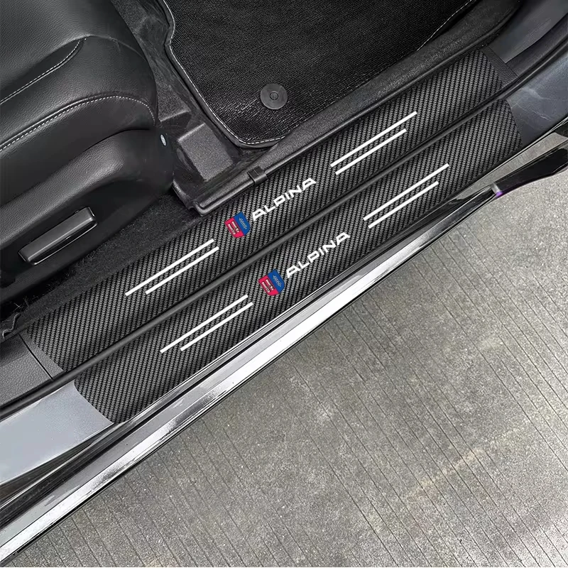 4Pcs Car Stickers Threshold Strip Carbon Fiber For BMW Alpina M 3 5 6 X1 X3 X5 X6 Z E46 E39 E60 E90 E60 Car Accessories
4Pcs Car Stickers Threshold Strip Carbon Fiber For BMW Alpina M 3 5 6 X1 X3 X5 X6 Z E46 E39 E60 E90 E60 Car Accessories