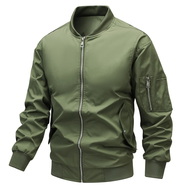 High End Military Jacket High-quality Men's Zippered Jacket Spring and Autumn Fashionable Casual Outdoor Sports Jacket Clothes
High End Military Jacket High-quality Men's Zippered Jacket Spring and Autumn Fashionable Casual Outdoor Sports Jacket Clothes