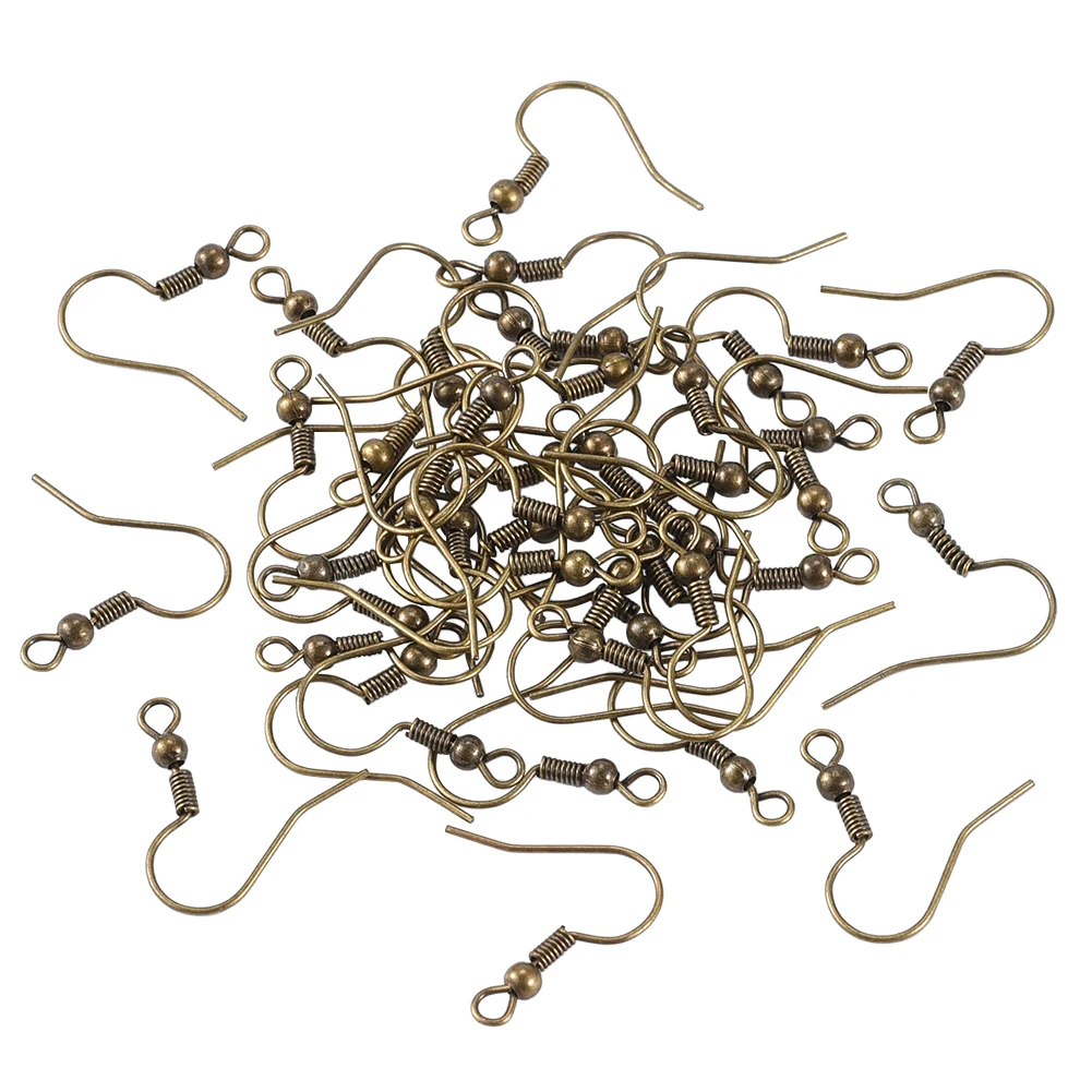 100pcs Golden/Antique Bronze Iron Ear Wires Hook Earrings Clasps Hooks Supplies for DIY Drop Earring Jewelry Making Accessories
100pcs Golden/Antique Bronze Iron Ear Wires Hook Earrings Clasps Hooks Supplies for DIY Drop Earring Jewelry Making Accessories