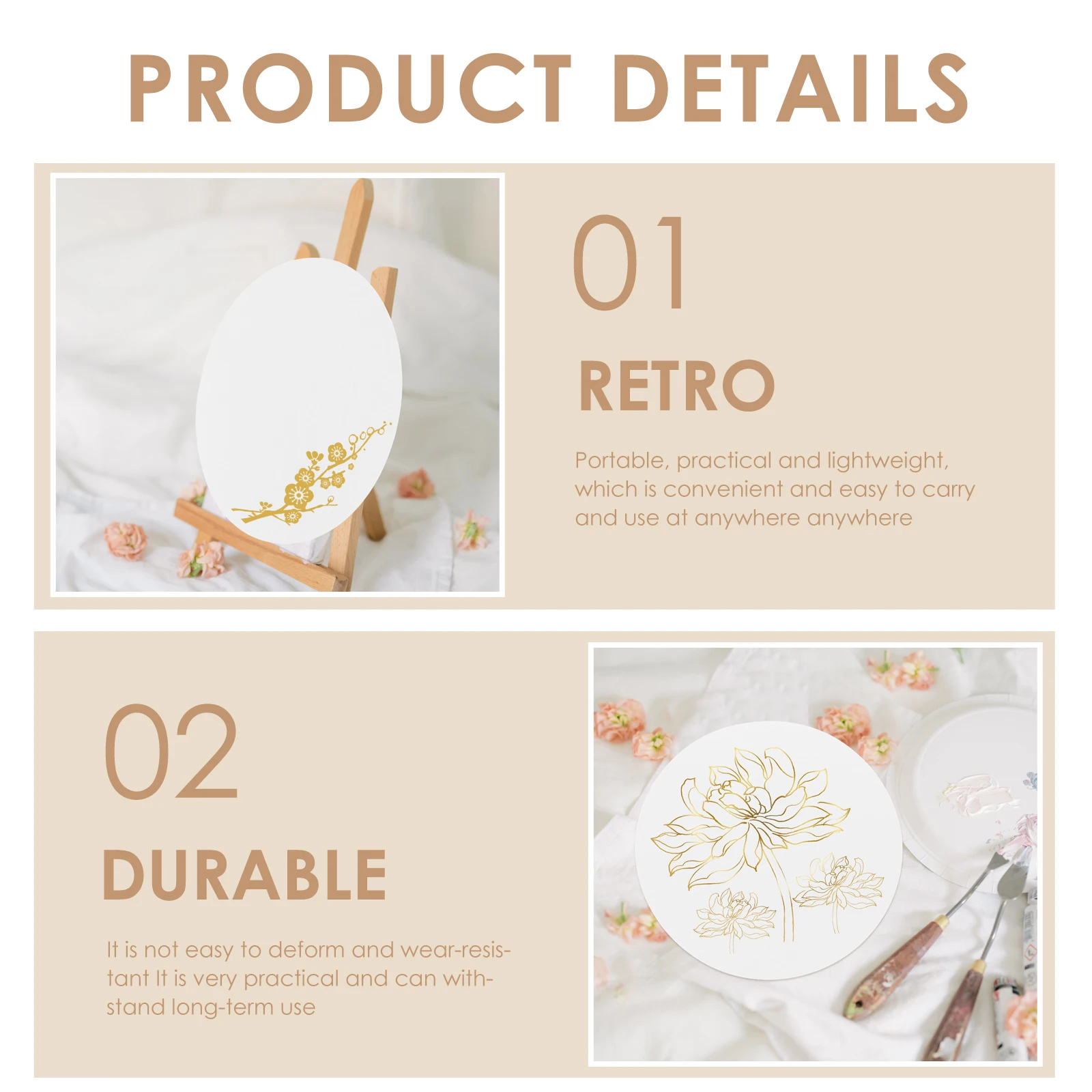 20Pcs Round Calligraphy Cardboard Premium Material Suitable for Wedding Birthday Christmas Round Painting Cardboard
20Pcs Round Calligraphy Cardboard Premium Material Suitable for Wedding Birthday Christmas Round Painting Cardboard