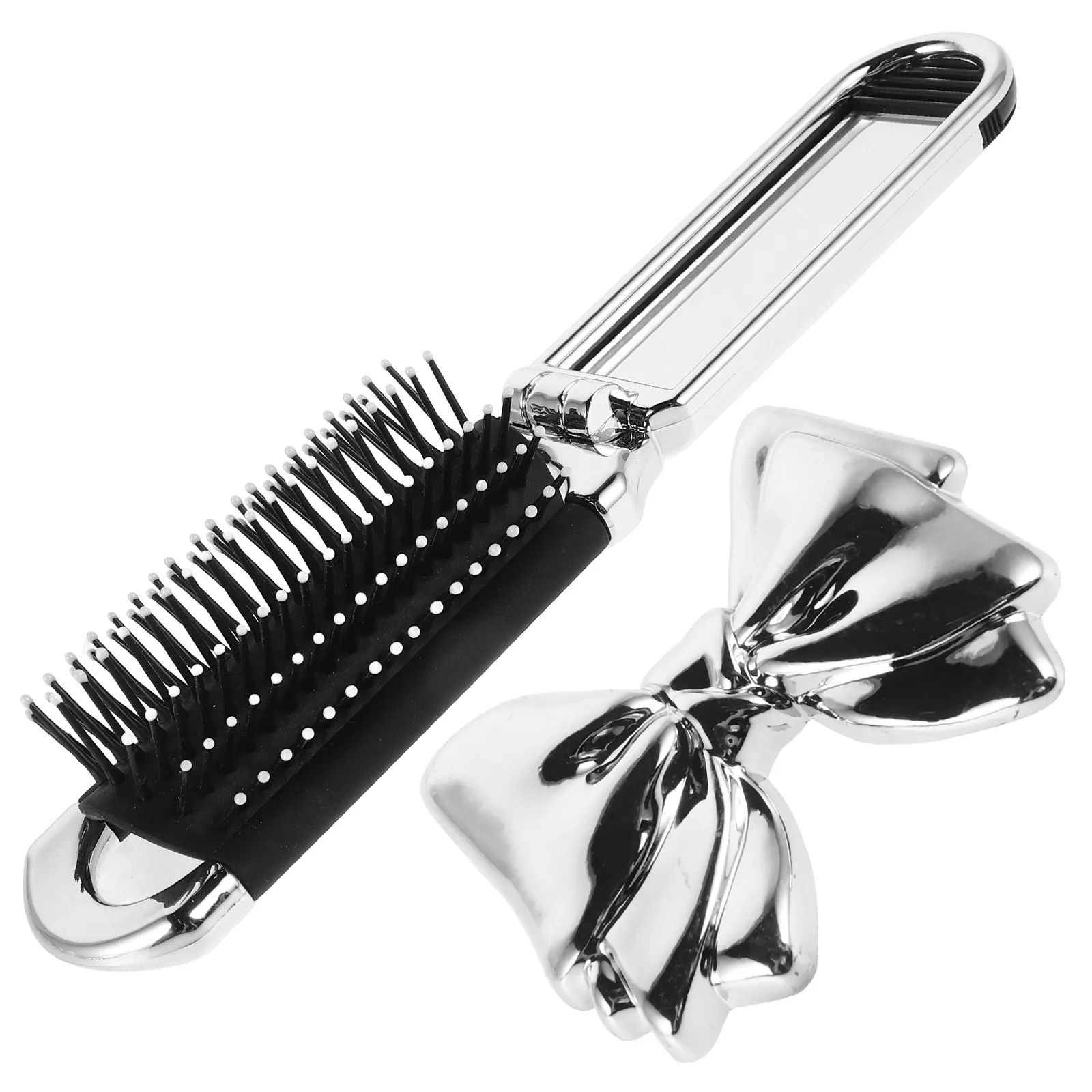 Набор: Складная расческа с зеркалом и гладкой щеткой-лопаткой для распутывания волос, портативная, компактная, стильная, легкая, для ежедневного использования
Набор: Складная расческа с зеркалом и гладкой щеткой-лопаткой для распутывания волос, портативная, компактная, стильная, легкая, для ежедневного использования
