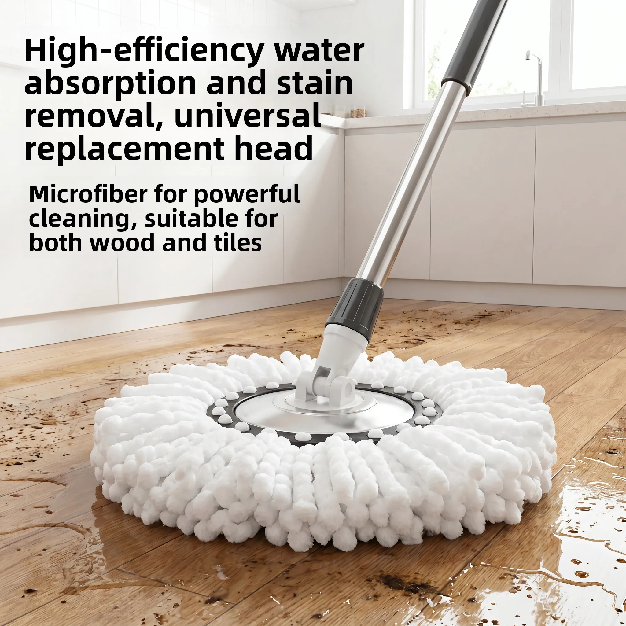 Thickened Non-Cotton Line Broom Head Replacement for Household Rotating Mop Duster Head Cleaning Tool Accessories
Thickened Non-Cotton Line Broom Head Replacement for Household Rotating Mop Duster Head Cleaning Tool Accessories