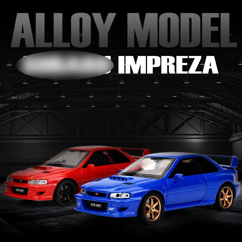 1:32 realistic Impreza sports car model alloy vehicle educational toy premium collection holiday gift for boys
1:32 realistic Impreza sports car model alloy vehicle educational toy premium collection holiday gift for boys
