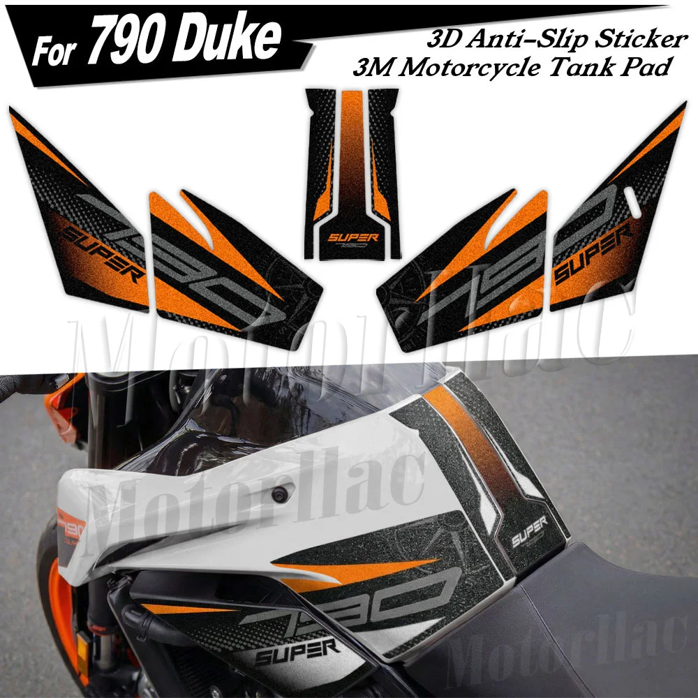 3M Motorcycle Side Tank Pad Anti-Slip Stickers Gas Knee Grip Protection Decals For 790 Duke 2021-2025 2024
3M Motorcycle Side Tank Pad Anti-Slip Stickers Gas Knee Grip Protection Decals For 790 Duke 2021-2025 2024