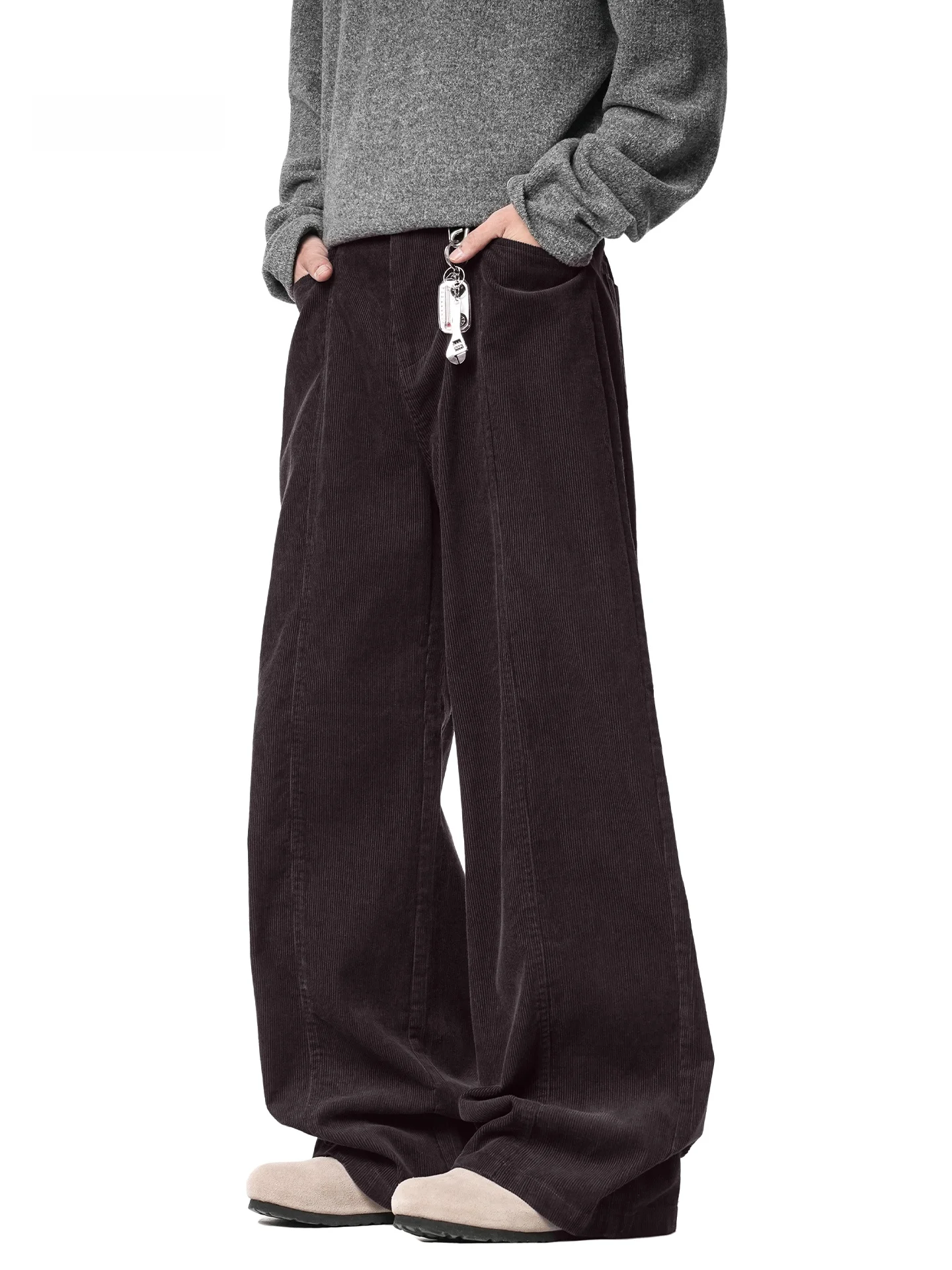 Retro Corduroy Men's Straight Leg Wide Leg Pants American Sle Casual Loose Fit Trousers Youthful Winter Faion
Retro Corduroy Men's Straight Leg Wide Leg Pants American Sle Casual Loose Fit Trousers Youthful Winter Faion