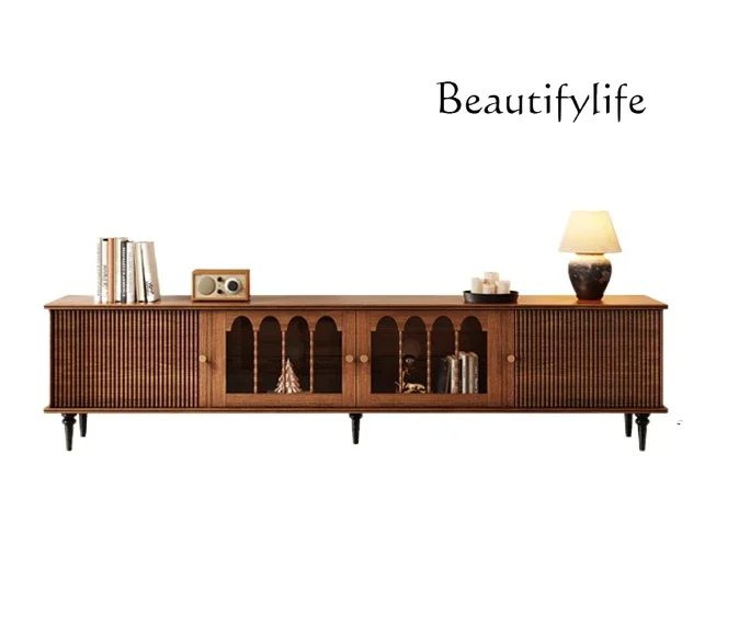 French retro solid wood TV cabinet integrated living room home high-end medium and antique furniture
French retro solid wood TV cabinet integrated living room home high-end medium and antique furniture