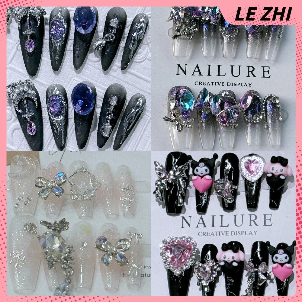 Fashion Handmade Fake Nails Chinese Style Mymelody 3D Stereo Butterfly Decor Detachable Reusable Full Cover Nail Party Stickers
Fashion Handmade Fake Nails Chinese Style Mymelody 3D Stereo Butterfly Decor Detachable Reusable Full Cover Nail Party Stickers