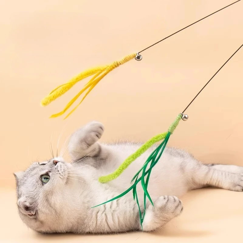 Dog Tail Grass Cat Teasing Stick Long Pole Durable and Fun To Relieve Boredom Handheld Cat Toy
Dog Tail Grass Cat Teasing Stick Long Pole Durable and Fun To Relieve Boredom Handheld Cat Toy