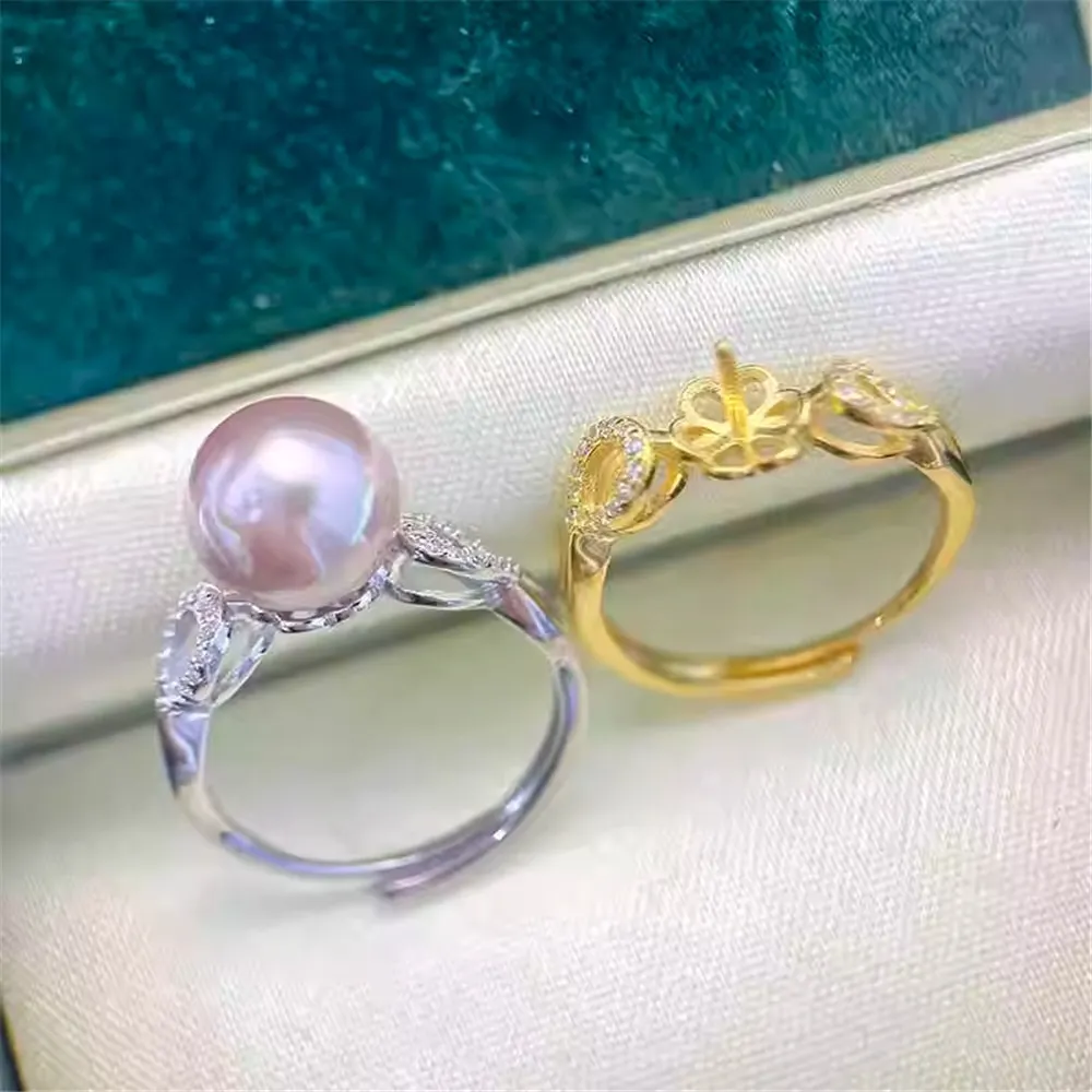 Solid S925 Sterling Silver Pearl Ring Settings Findings & Accessories - for Jewelry Making Bulk Wholesale Craft Supplies 10-12mm
Solid S925 Sterling Silver Pearl Ring Settings Findings & Accessories - for Jewelry Making Bulk Wholesale Craft Supplies 10-12mm