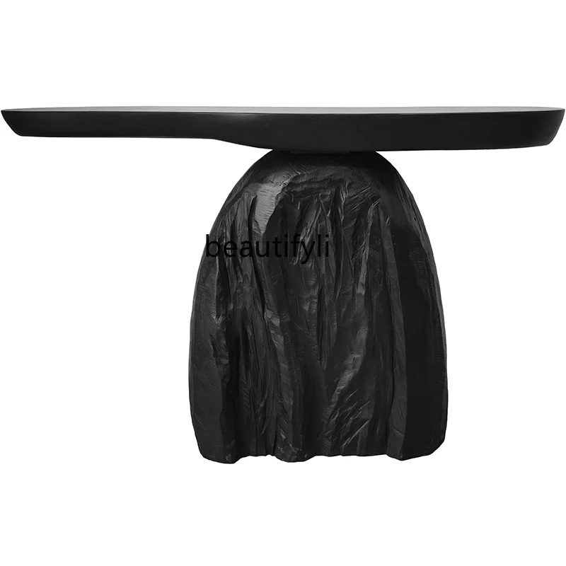 Entrance table Solid wood art end view table New Chinese style home retro decorative ornament
Entrance table Solid wood art end view table New Chinese style home retro decorative ornament