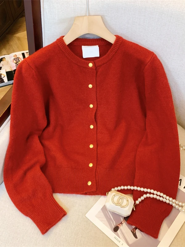 Cisas Year of the Rabbit Red Bear Velvet Knitted Sweater Coat Women's Autumn Winter Soft Lazy High-End Feel round Ne Lo...
Cisas Year of the Rabbit Red Bear Velvet Knitted Sweater Coat Women's Autumn Winter Soft Lazy High-End Feel round Ne Lo...