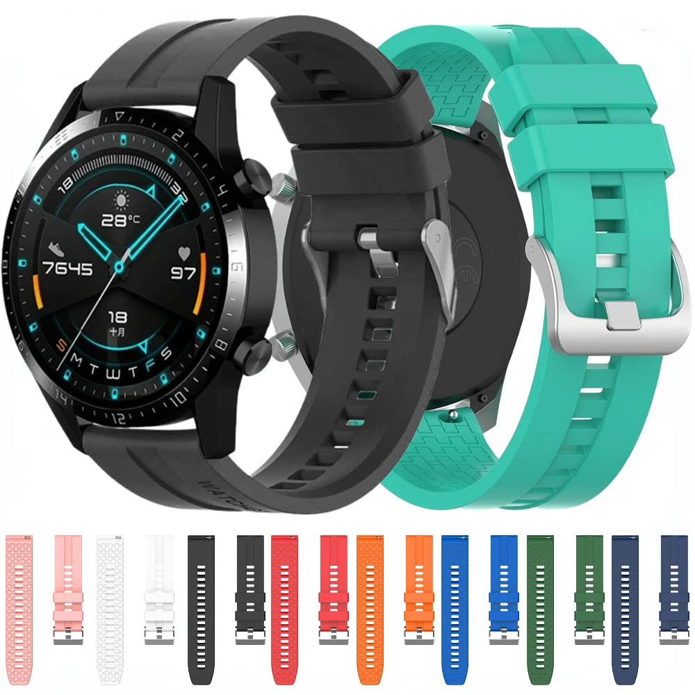 20mm 22mm Silicone Strap for Huawei Watch 4/3/GT/2/Pro/Samsung galaxy watch 5/4/3 Sport Bracelet for Huawei Watch 46mm 42mm Band
20mm 22mm Silicone Strap for Huawei Watch 4/3/GT/2/Pro/Samsung galaxy watch 5/4/3 Sport Bracelet for Huawei Watch 46mm 42mm Band