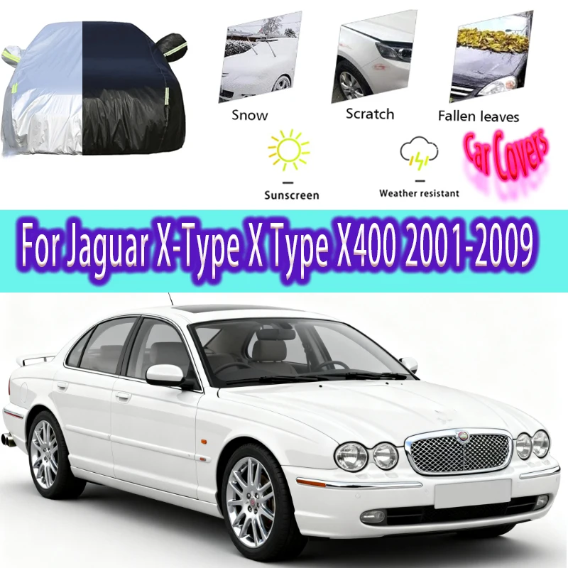 For Jaguar X-Type X Type X400 2001-2009 Outdoor Protection Full Car Covers Snow Cover Sunshade Waterproof Dustproof Exterior
For Jaguar X-Type X Type X400 2001-2009 Outdoor Protection Full Car Covers Snow Cover Sunshade Waterproof Dustproof Exterior
