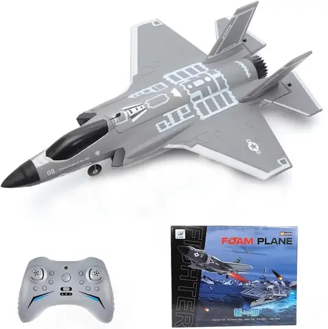FX9635 4CH RC Aircraft F35 Fighter 2.4G Brushless 6-Axis Gyroscope EPP Remote Control Glider Fixed-Wing Aircraft Birthday Gift