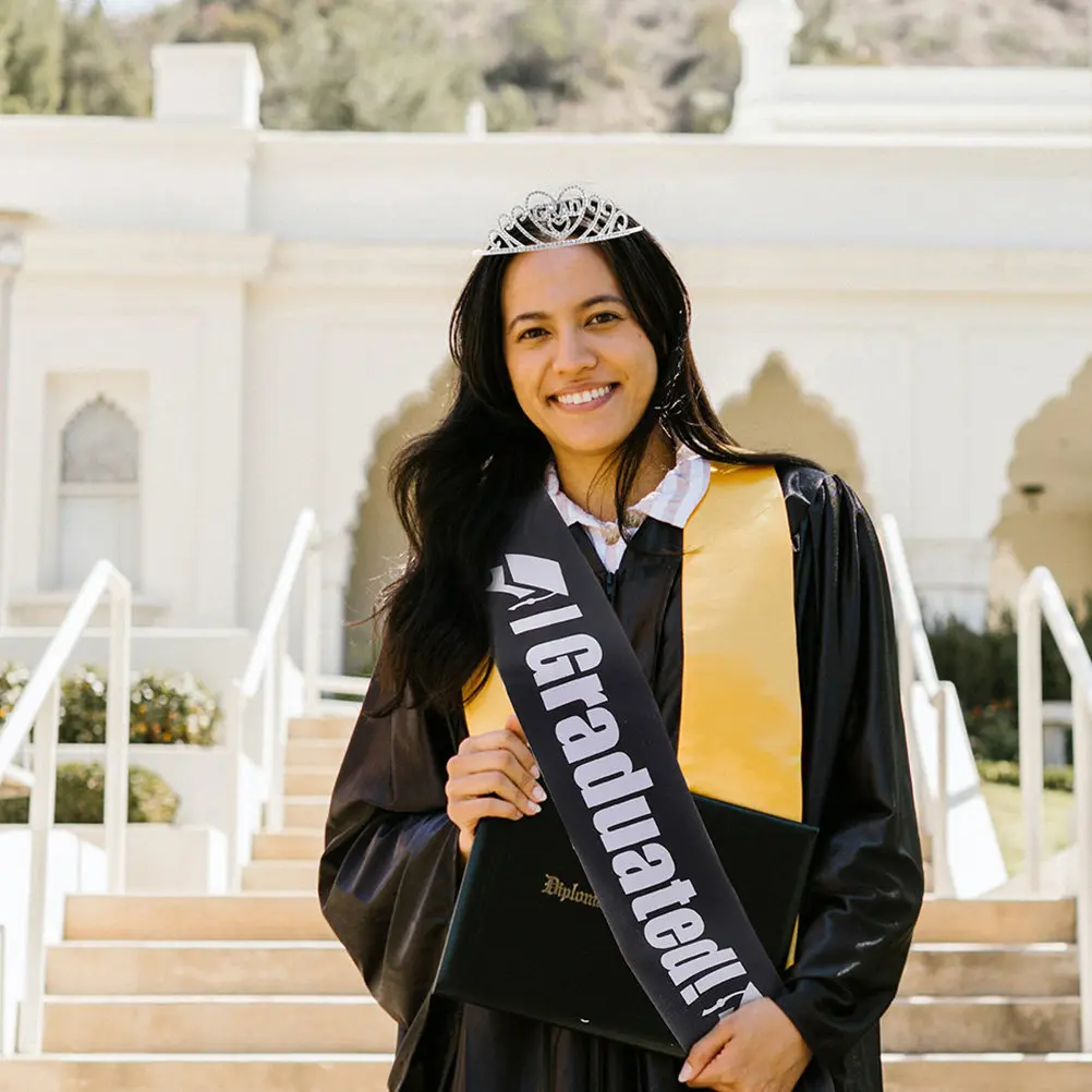 1Set Graduation Crown Sash Party Supply Delicate Graduate Tiara Graduation Celebration Shoulder Strap Decoration
1Set Graduation Crown Sash Party Supply Delicate Graduate Tiara Graduation Celebration Shoulder Strap Decoration