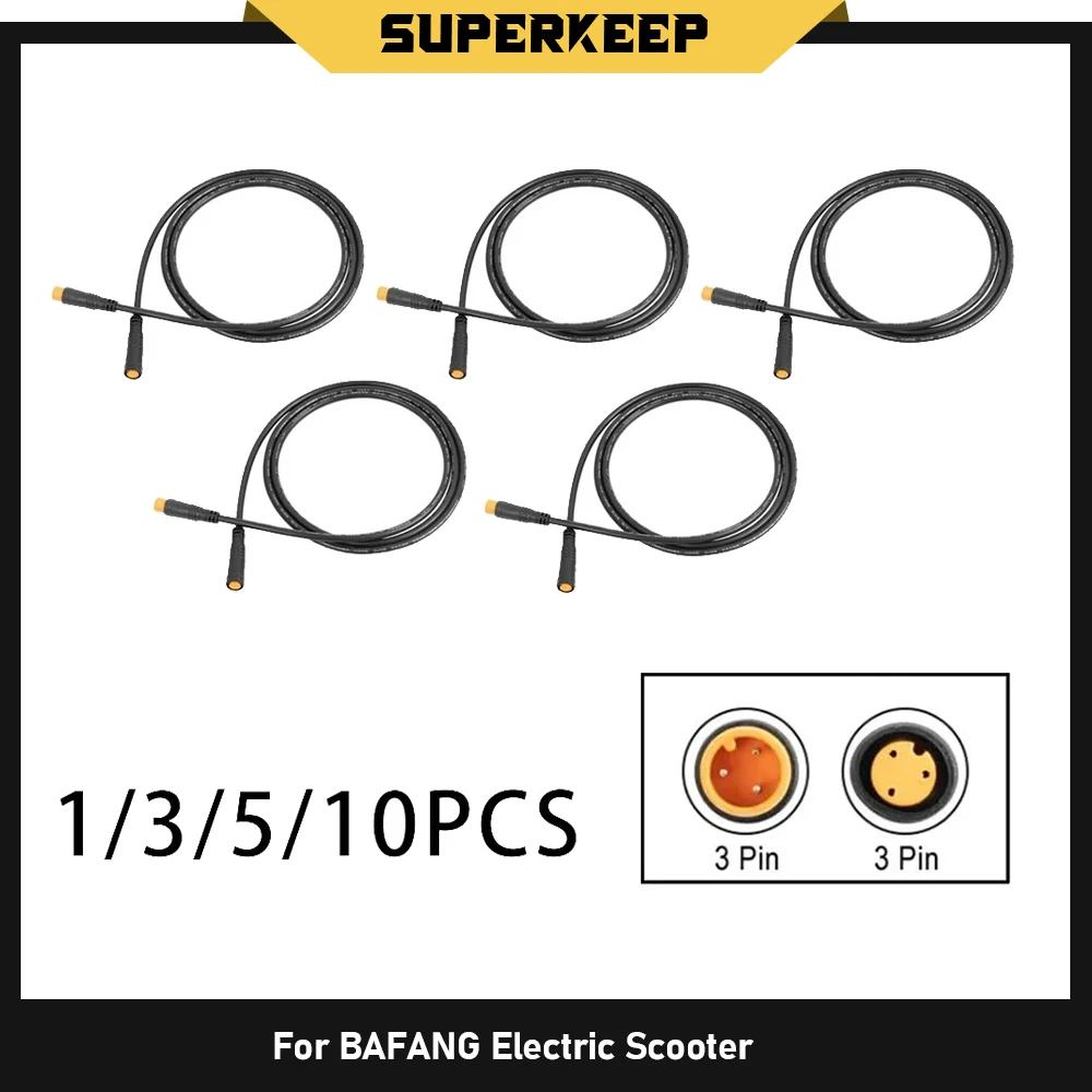 3 Pin Plug Extension Waterproof Cable Sensor Thumb Throttle for BAFANG Electric Bicycle Bike Male To Female M/F Conversion Parts
3 Pin Plug Extension Waterproof Cable Sensor Thumb Throttle for BAFANG Electric Bicycle Bike Male To Female M/F Conversion Parts