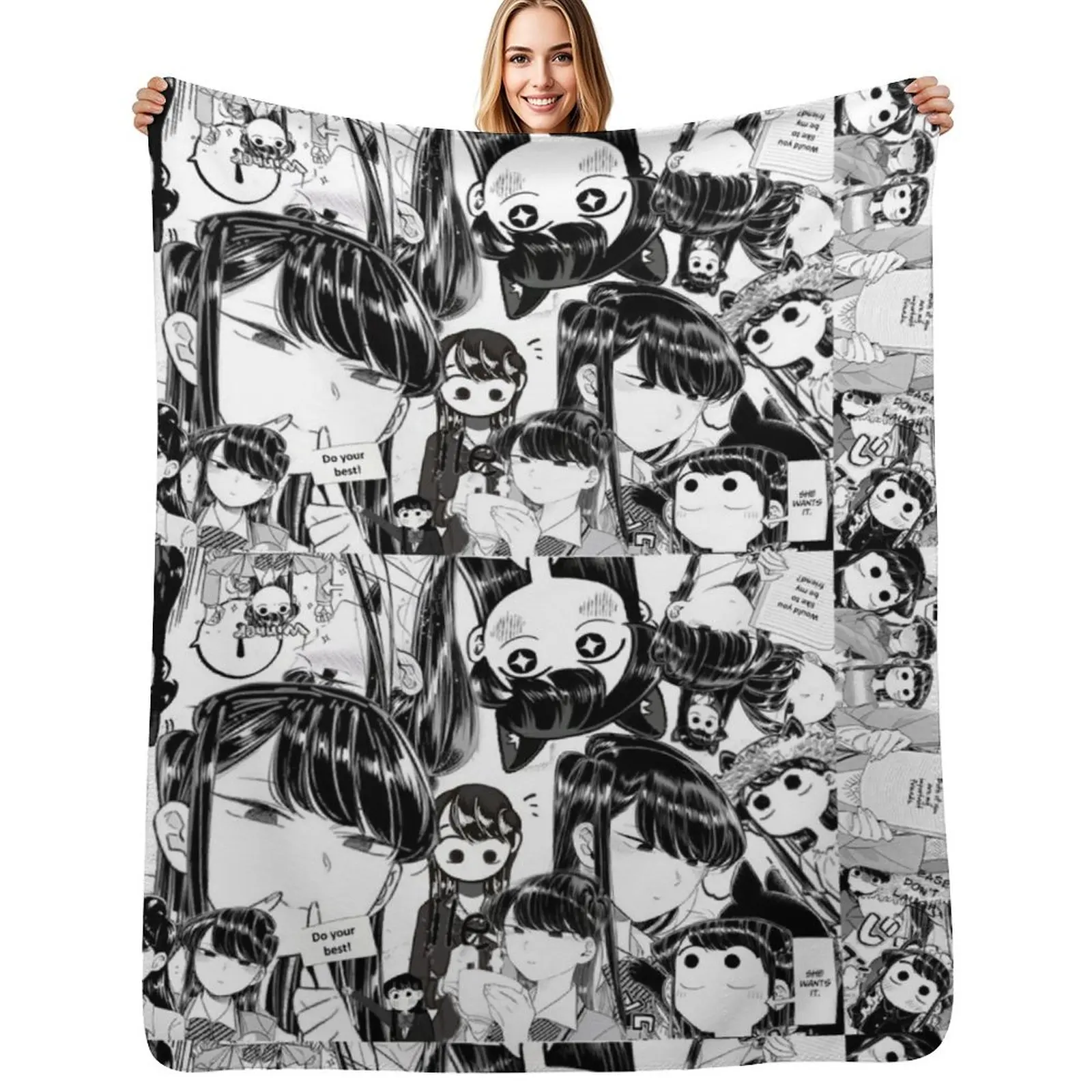 Komi San Manga Collage Komi can't comminicate Throw Blanket Designers For Decorative Sofa Large Sofa Blankets
Komi San Manga Collage Komi can't comminicate Throw Blanket Designers For Decorative Sofa Large Sofa Blankets