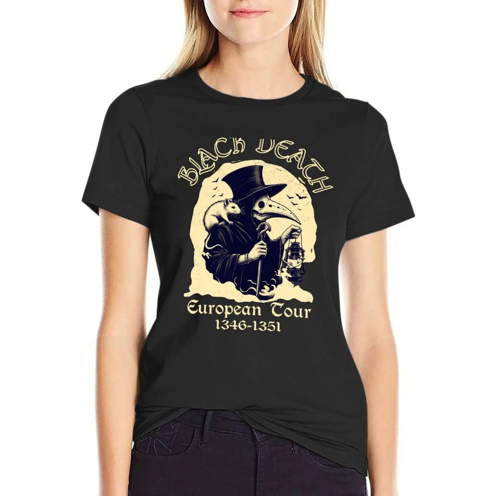 Black Death European Tour 1346-1351, Plague And Rat Vintage T-Shirt aesthetic clothes white t shirts for Women
Black Death European Tour 1346-1351, Plague And Rat Vintage T-Shirt aesthetic clothes white t shirts for Women