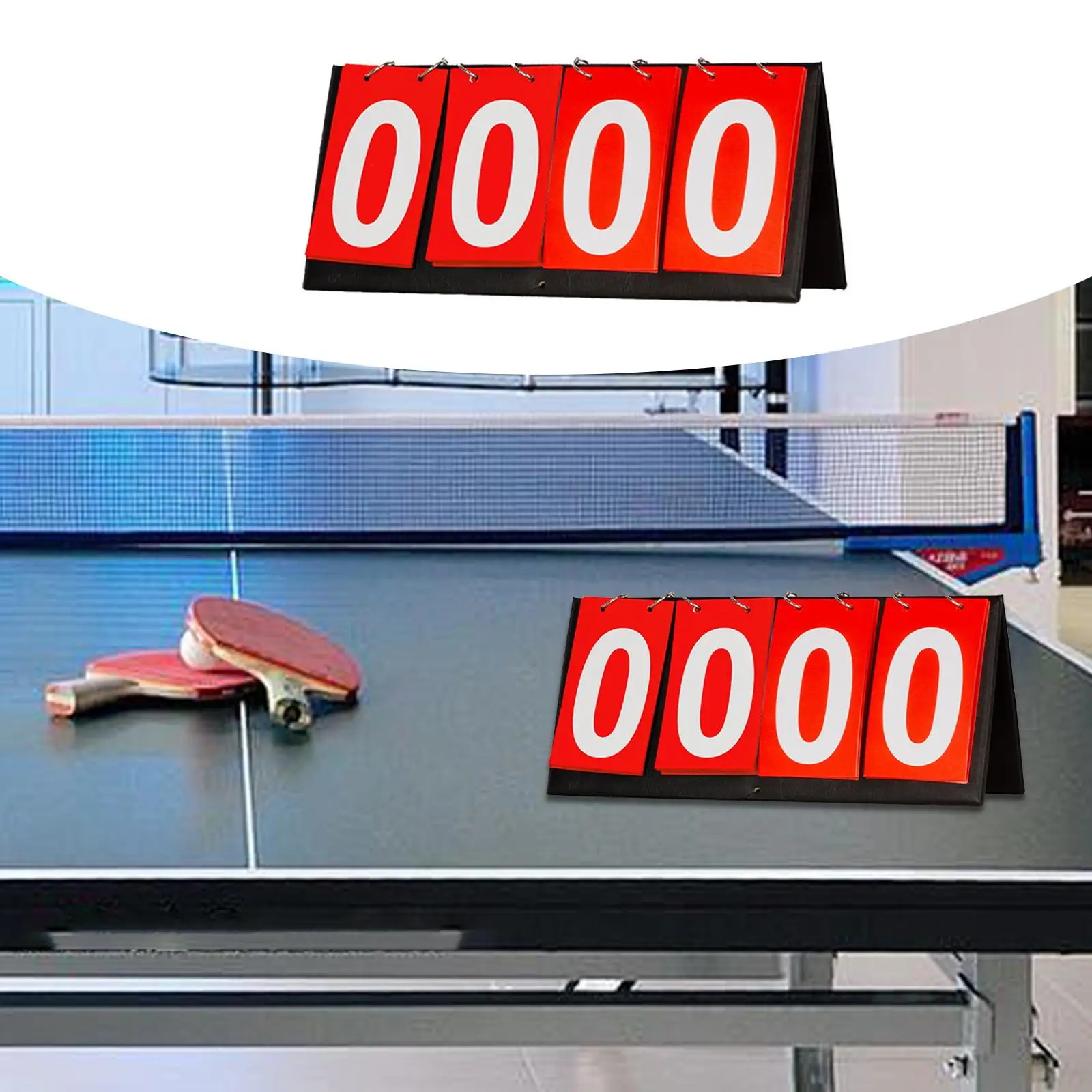 Tabletop Scoreboard 4 digits Portable Sports Scorekeeper Score Keeper for Basketball Competition Volleyball Soccer Multi Sports
Tabletop Scoreboard 4 digits Portable Sports Scorekeeper Score Keeper for Basketball Competition Volleyball Soccer Multi Sports