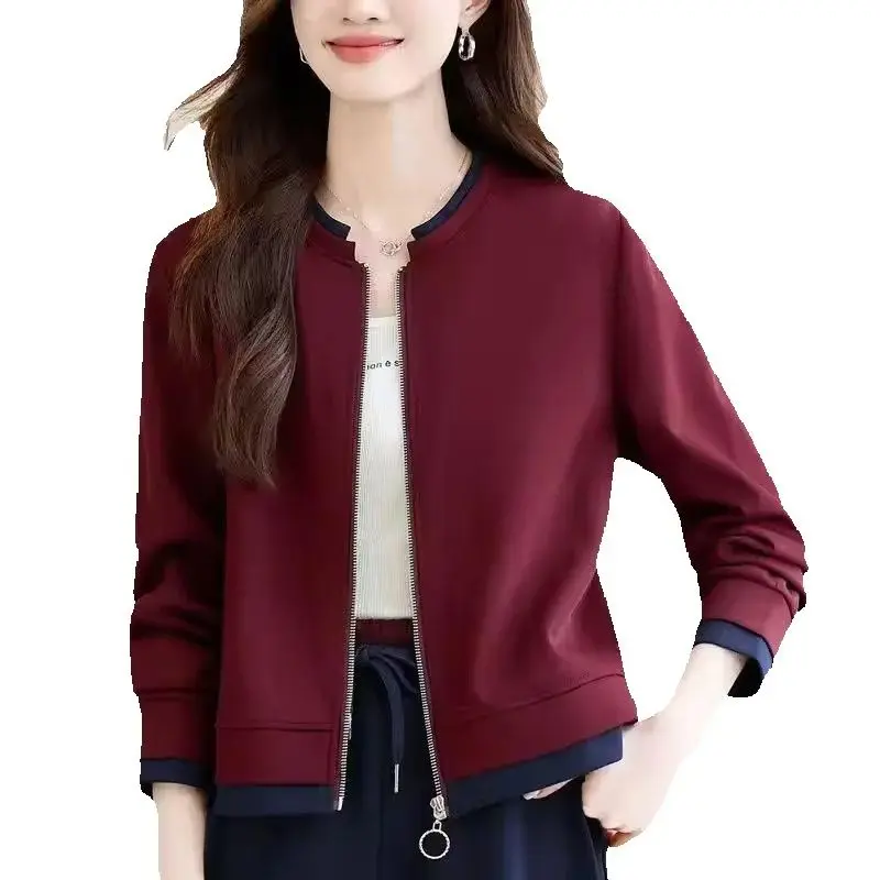 Весенне-осенняя женская куртка 2025, новая мода, повседневные топы, женская короткая куртка на молнии, тонкий кардиган, пальто, толстовка, верхняя одежда
Весенне-осенняя женская куртка 2025, новая мода, повседневные топы, женская короткая куртка на молнии, тонкий кардиган, пальто, толстовка, верхняя одежда