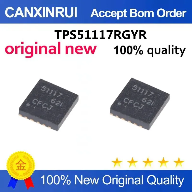 TPS51117RGYR Screen Printing 51117 QFN14 Package Power Management Regulated Controller Chip
TPS51117RGYR Screen Printing 51117 QFN14 Package Power Management Regulated Controller Chip