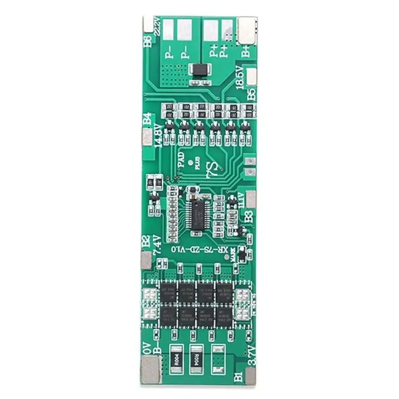 AB08 7S 24V Continuous Current 20A Lithium Battery Protection Board Tea Picker Lawn Mower Protection Board
AB08 7S 24V Continuous Current 20A Lithium Battery Protection Board Tea Picker Lawn Mower Protection Board