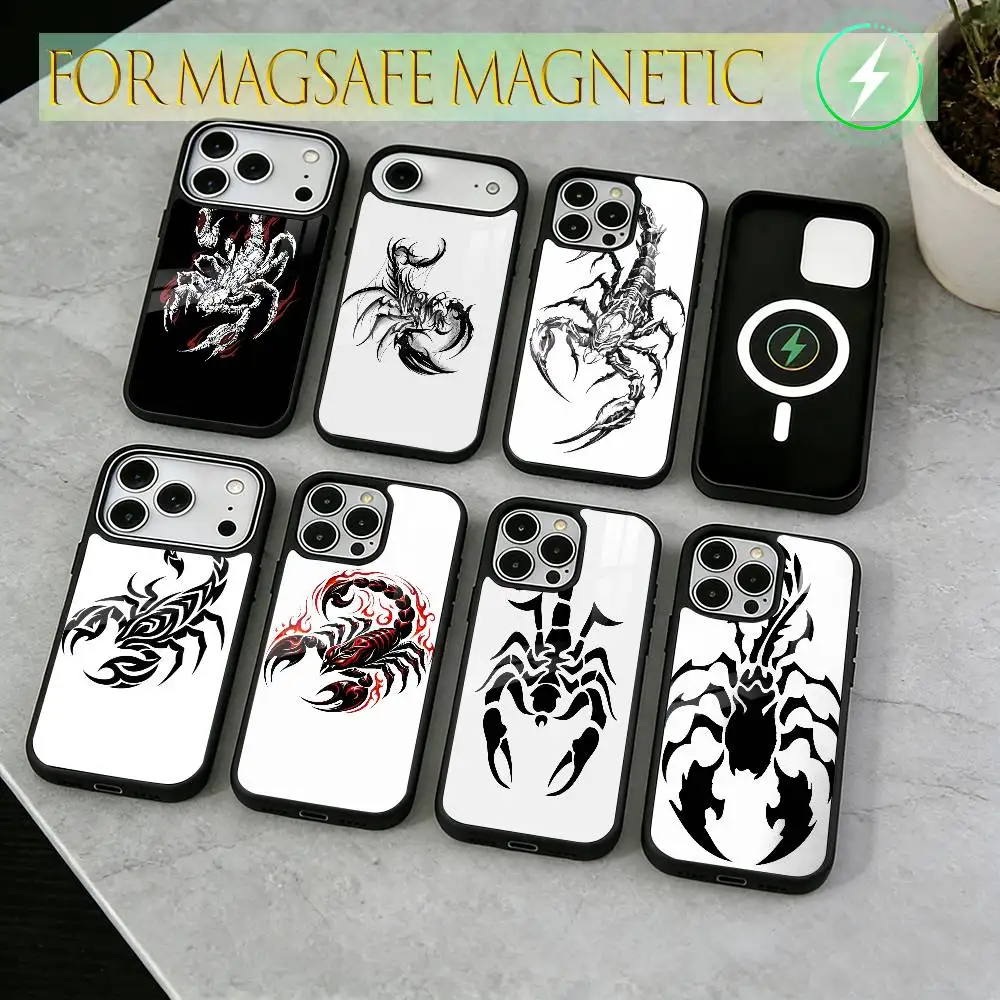 Scorpion Totem Phone Case For iPhone17,16,15,14,13,12,11 Plus,Pro Magnetic with Magsafe Wireless Charging
Scorpion Totem Phone Case For iPhone17,16,15,14,13,12,11 Plus,Pro Magnetic with Magsafe Wireless Charging
