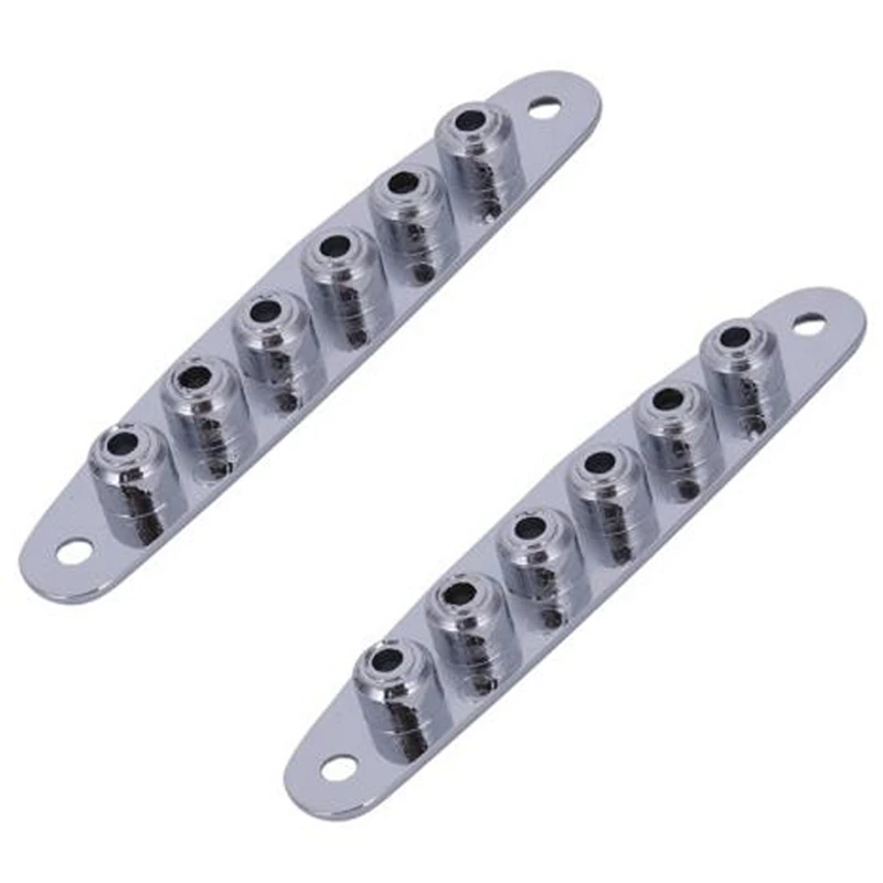Hot AD-2Pcs Electric Guitar Bridge String Thru Body Ferrules Bushing Plate - Silver Color
Hot AD-2Pcs Electric Guitar Bridge String Thru Body Ferrules Bushing Plate - Silver Color