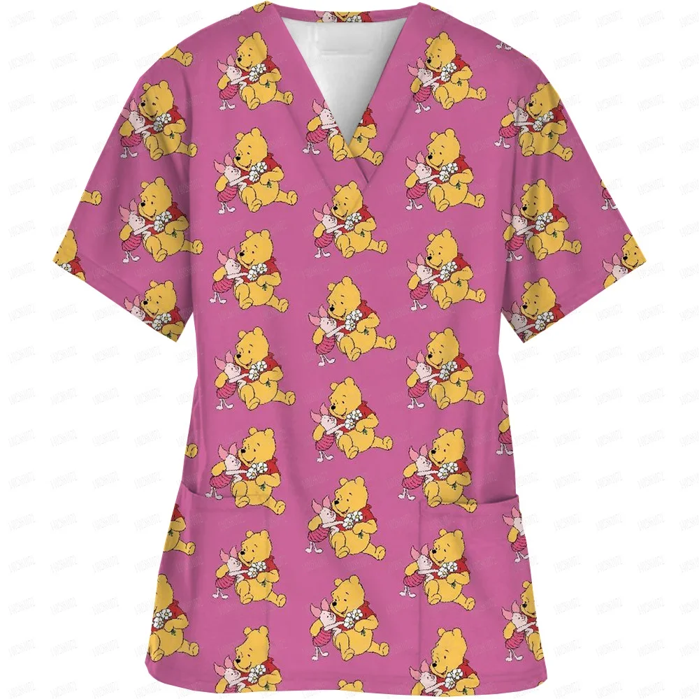 Disney Winnie the Pooh Medical Nurse Uniform Jogger Scrubs Hospital Uniforms Scrubs New Spa Uniforms Women V-neck Fashion Top
Disney Winnie the Pooh Medical Nurse Uniform Jogger Scrubs Hospital Uniforms Scrubs New Spa Uniforms Women V-neck Fashion Top