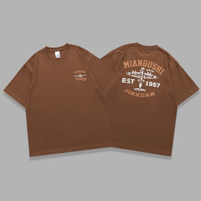 America Vintage T-shirt Men Summer Fashion Letter Print Short Sleeve O-neck Loose Casual Basic Tees Couple Style Daily Pullovers
America Vintage T-shirt Men Summer Fashion Letter Print Short Sleeve O-neck Loose Casual Basic Tees Couple Style Daily Pullovers